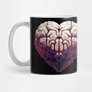 I Heart Brains Mug